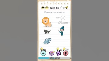 Brain Test level 345 ( Please get me a squirrel. )