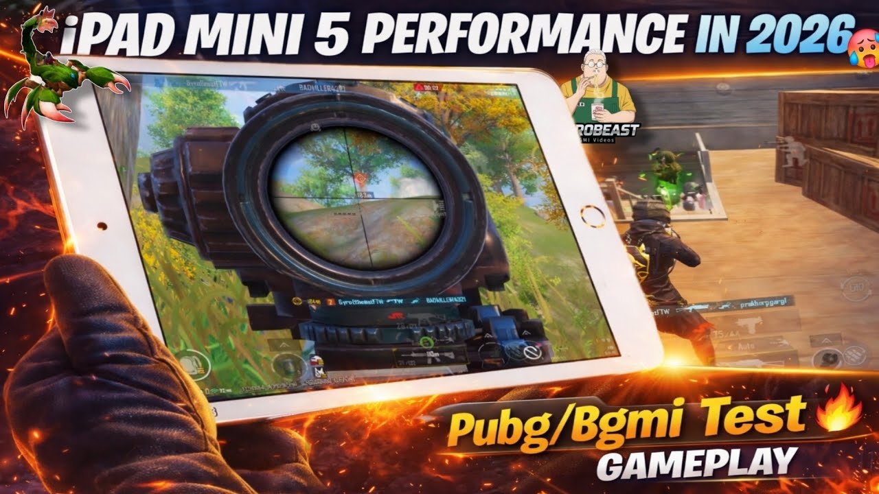 🔥 This OLD iPad Runs PUBG like a Beast in 2026 😳 iPad Mini 5 Bgmi test