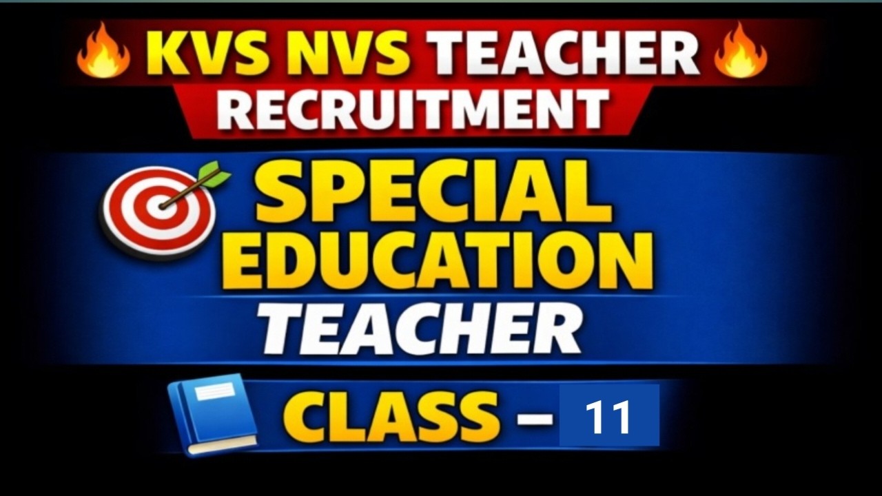 Screening Tools for Intellectual Disability ।। KVS & NVS Special Educator Class ।। PRT & TGT