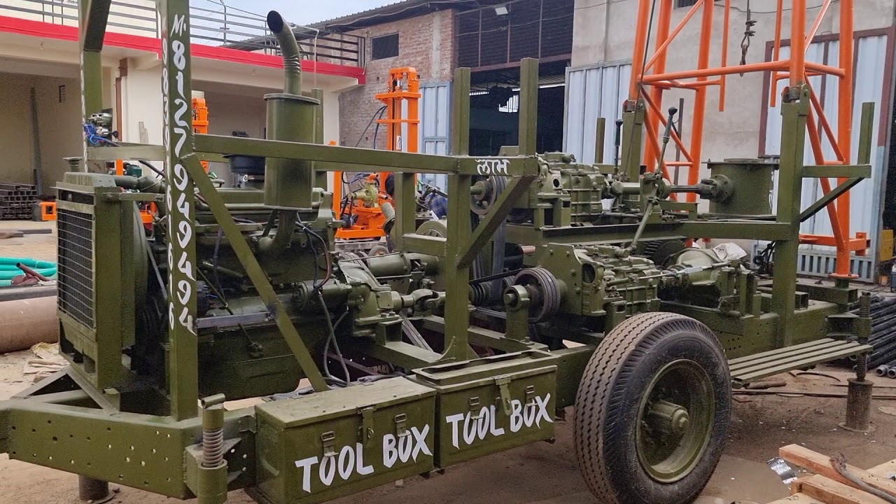 Truck  Engine Wali borewell machine || Kumar Engineering  works
