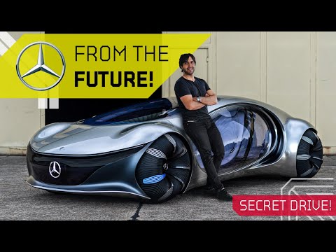 DRIVING the Future Mercedes with NO Steering Wheel!! Vision AVTR Review