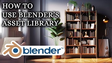 How To Use Blender Asset Library [Eng-Subtitles]