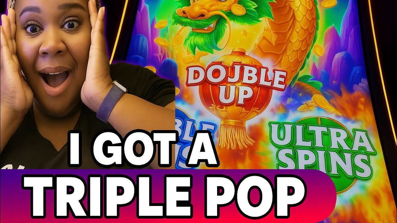I got a TRIPLE POP on Lanterns of the Dragon 🐉 and it was GREAT 😊 🤑