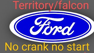 Ford ignition switch diagnosis falcon territory no start