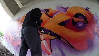 Rasko Orange Graffiti  in Moscow