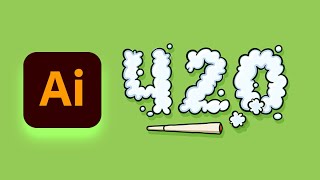 How to Design a 420 Smoke Logo in Illustrator screenshot 3