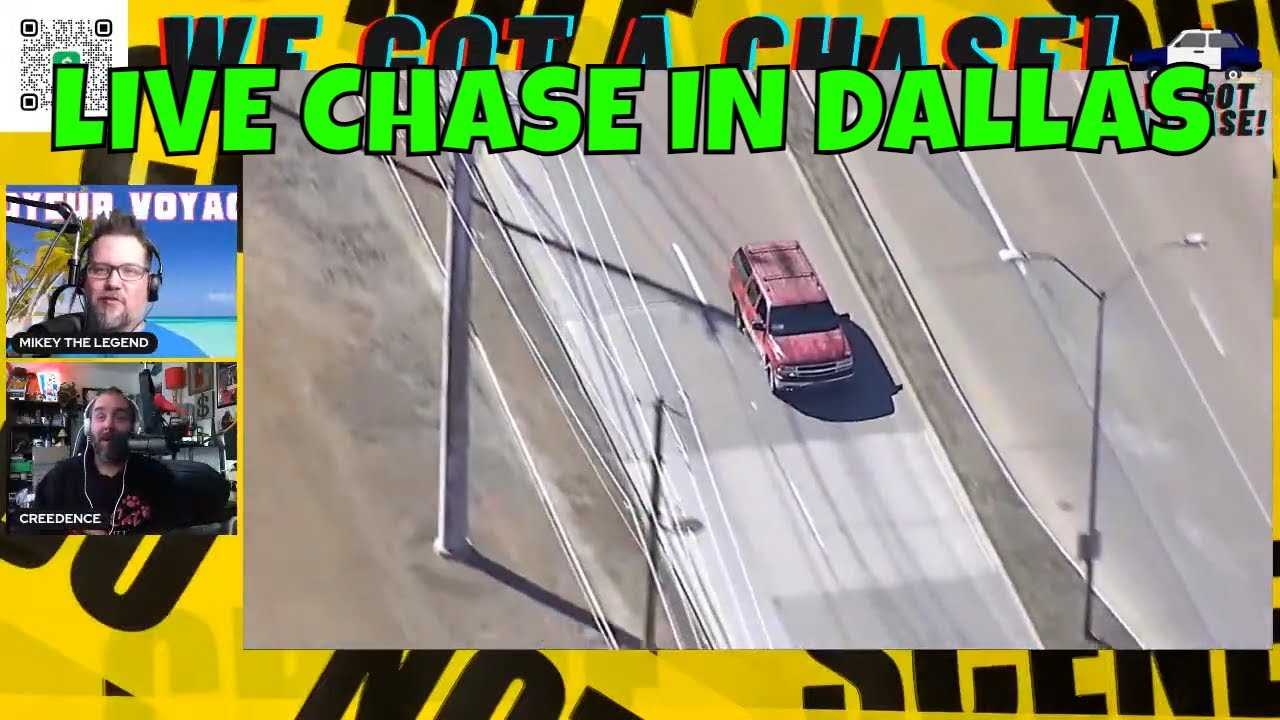 LIVE POLICE CHASE IN DALLAS - YouTube