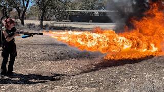 Irresponsible Levels Of Fire M9 Flamethrower Range Day
