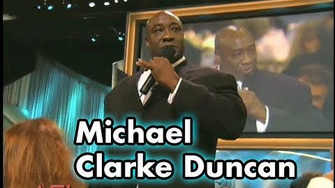 Michael Clarke Duncan Thanks Tom Hanks