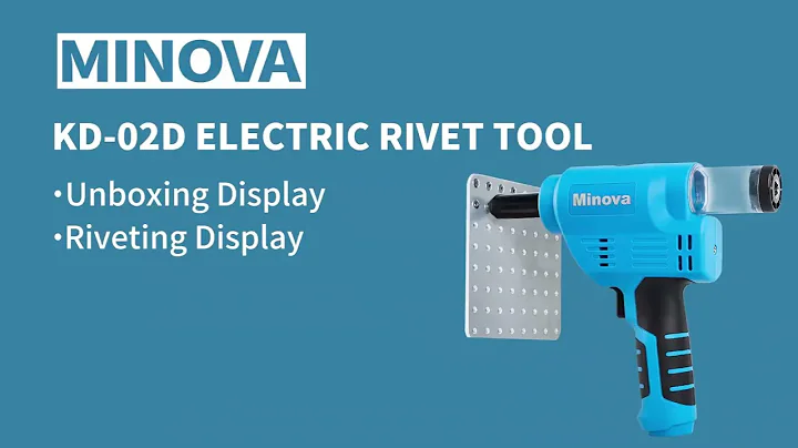 MINOVA KD-02D Battery Rivet Tool Kit Cordless Rivet Gun  #rivet #minovatool
