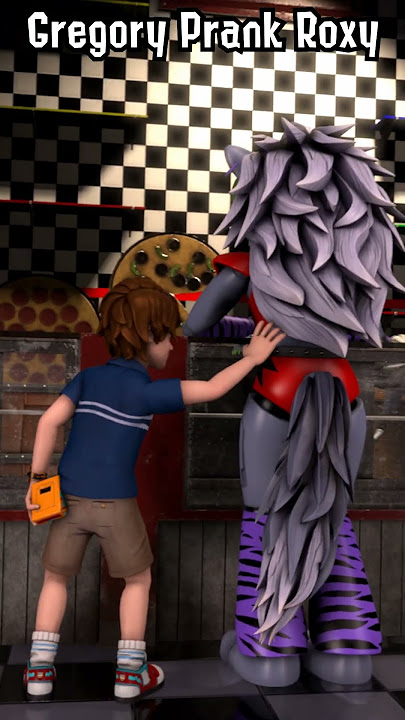 FNAF SB: Gregory Pranks Roxy #shorts #fnaf #animation