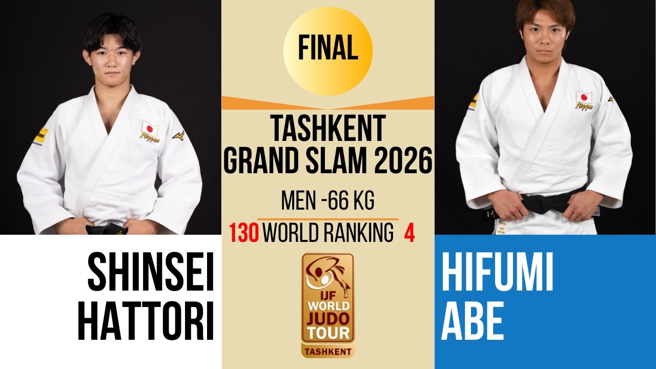 Shinsei HATTORI VS Hifumi ABE | Tashkent Grand Slam 2026 | GOLD -66 kg