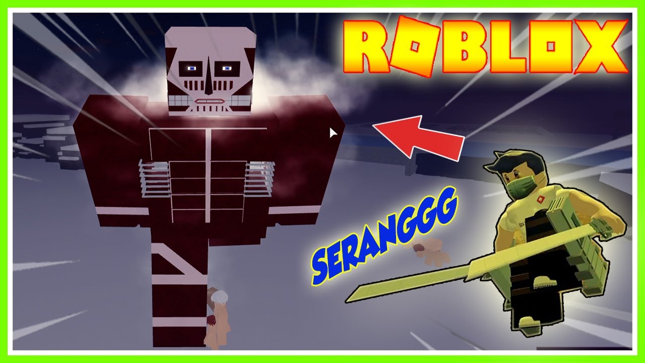 BANG CUPU DAN MIKOCIL YEAGER LAWAN BANG CUPU TITAN RAKSASA GEDE BANGET !!! ROBLOX MIKOCIL