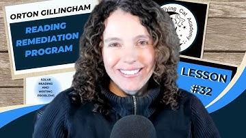 Lesson 32 - Reading Remediation Lesson Using the Orton Gillingham Method from Flying Cat Academy