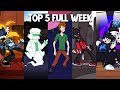 Top 5 mods full week in tabi garcello shaggy agoti  starlight mayhem  friday night funkin 3