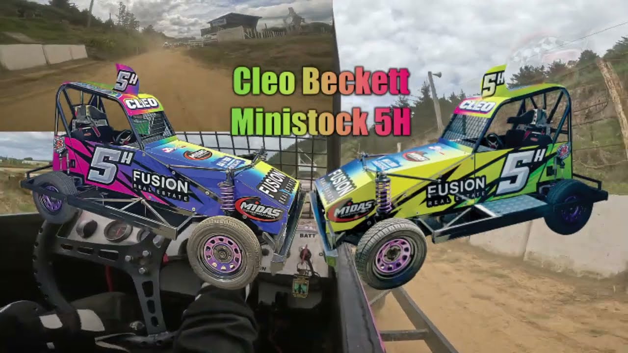 Beckett Racing Cleo Beckett Ministock 5h Race 2 Whangarei Speedway Waitangi 2 Day, Day 2 - 8.2.2026