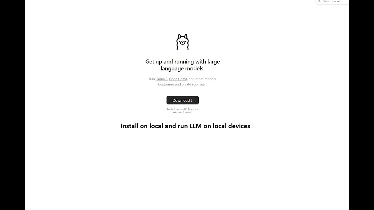 How to install ollama and run llm on local system - YouTube