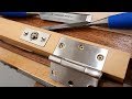 How To Mortise Hinges (and other hardware) By Hand