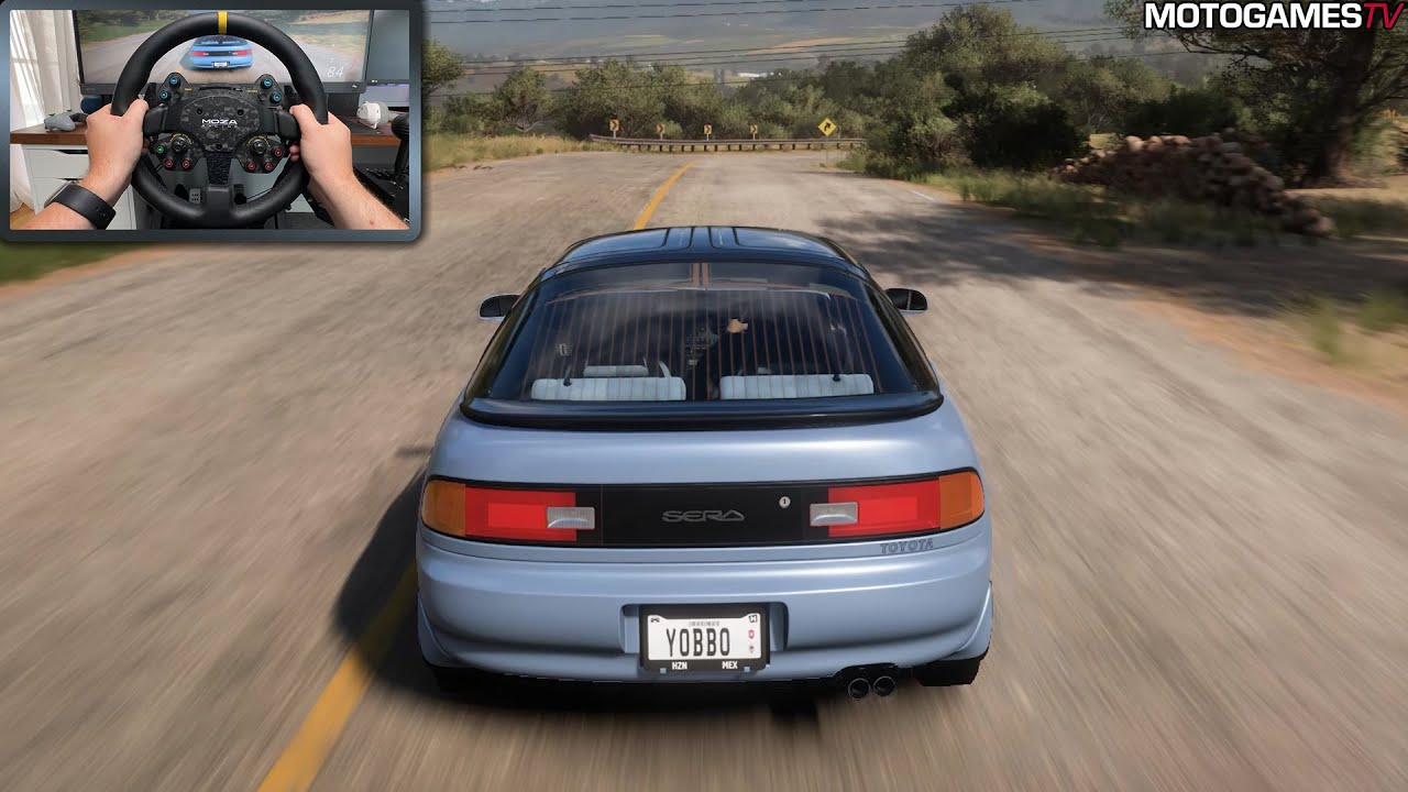 Forza Horizon 5 - 1991 Toyota Sera | Moza DD R9 Gameplay - YouTube