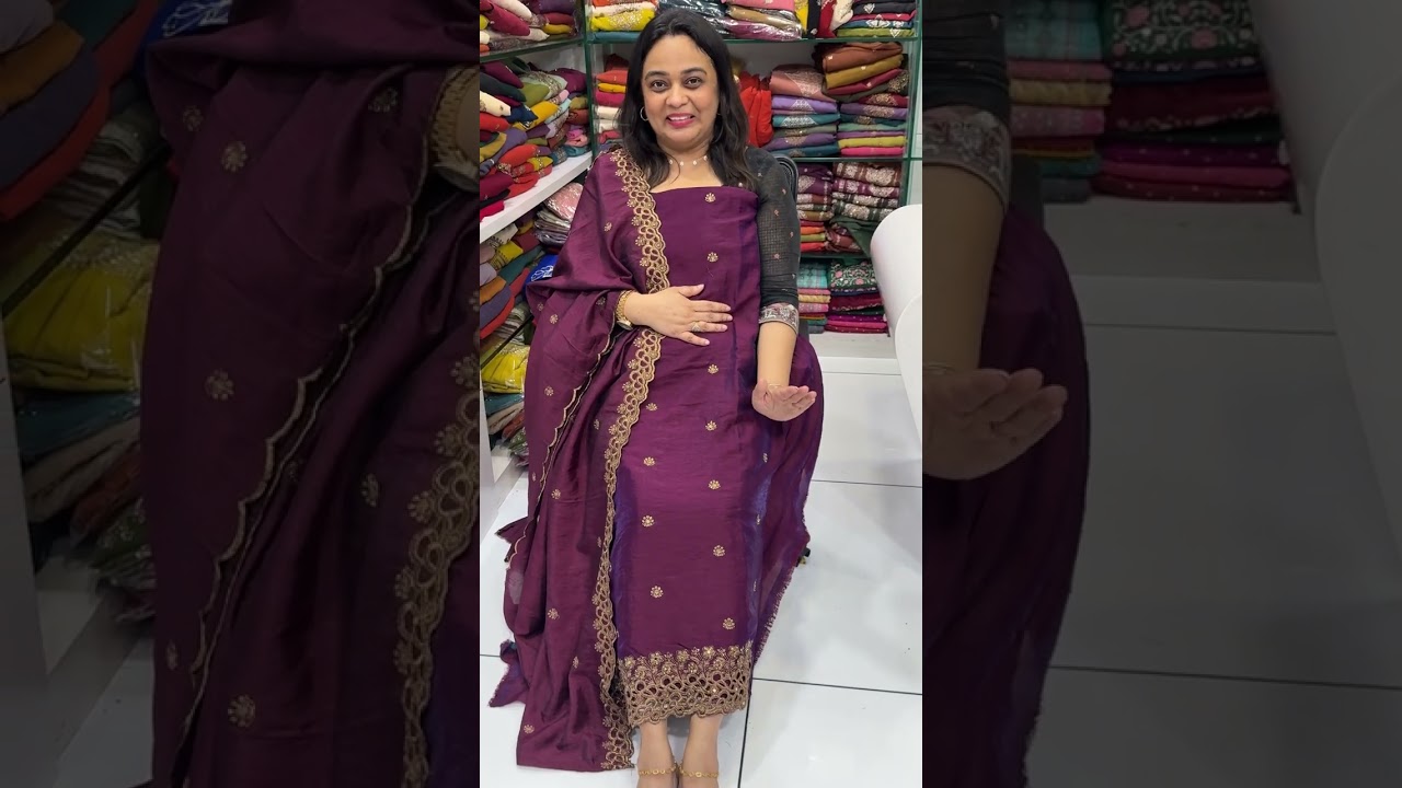 Коллекция костюмов-сальвар из полусырого шелка без швов для бронирования визитов