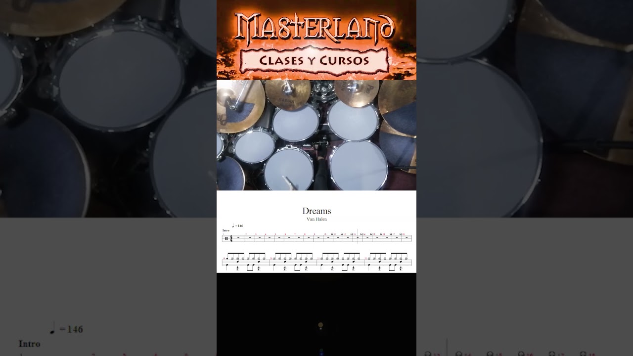 Masterland Shorts: Clases de Repertorio de Batería con Partitura por José Barbosa