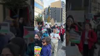 مسيرة في طوكيو دعما لغزة