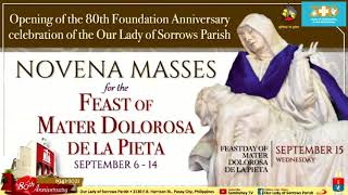 Our Lady of Sorrows Parish | September 8, 530PM | Feast of the Nativity of the Blessed Virgin Mary