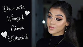 Dramatic Winged Liner Tutorial | Chelseasmakeup