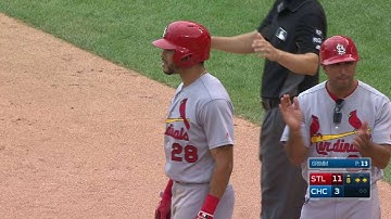 STL@CHC: Pham bloops a two-run single to center