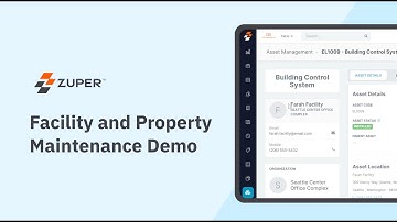 Facility and Property Maintenance Industry - Zuper Overview Demo