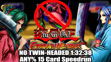 WORLD RECORD! Yu-Gi-Oh! Forbidden Memories Speedrun no THTD (15 Card)