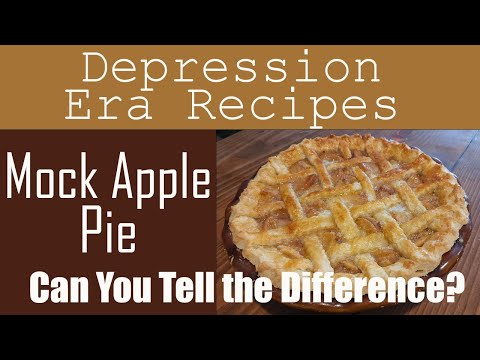 Depression Era Recipes....Mock Apple Pie....Can You Tell the Difference by Kerschner FarmStead
