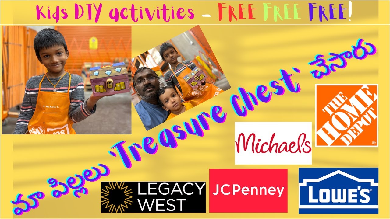 DIY Kids workshop organized by various stores in USA (FREE FREE !!) | 