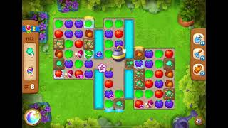 GardenScapes Level 1902 no boosters (16 moves)