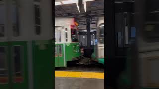 Boston Green Line At Kenmore subwaytrain lightrail
