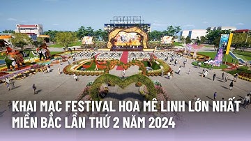 Khai mạc Festival Hoa lớn nhất miền Bắc tại huyện Mê Linh lần thứ 2 năm 2024 | Tin tức mới nhất