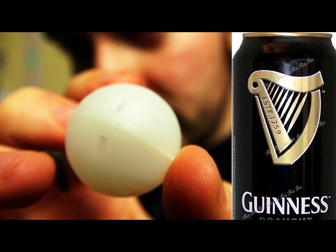 Wofür ist die Kugel in der Guinness-Dose?