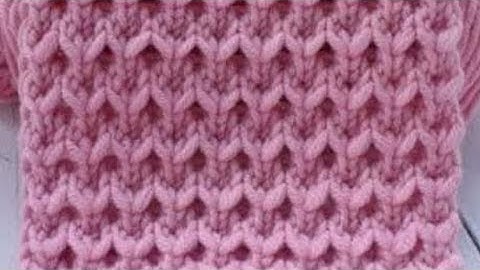 Super easy 💯☑️ only 1 Row Knitting pattern.