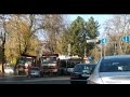 В Бишкеке грузовик, троллейбус и легковушка не поделили дорогу