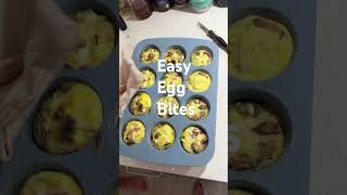 Easy Protein Egg Bites #breakfast #proteinrecipes #eggbites #eggmuffins #healthyrecipes