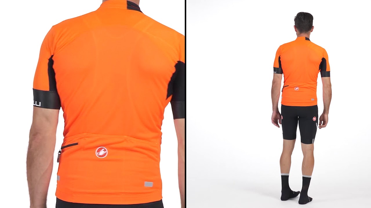 castelli aero race 4.1 solid short sleeve jersey