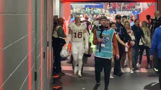 Ohio State defeats Texas in a Cotton Bowl Classic. Texas’ Michael Taaffe screaming as he exits Profile