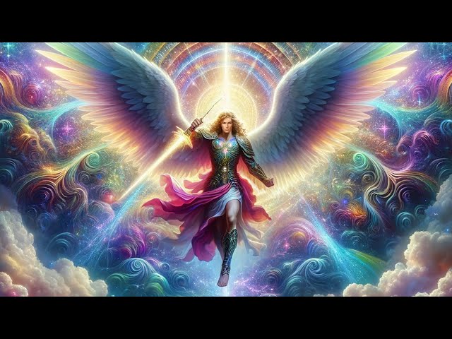 Archangel Michael Clearing All Dark Energy With Alpha Waves, Goodbye Fears In The Subconscious class=