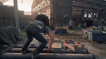 The Last of Us Part I Remake - Slums Third Area Speedrun Strat - Grounded Permadeath