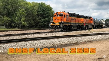 Local BNSF Switching: DEF Tank Cars in Action