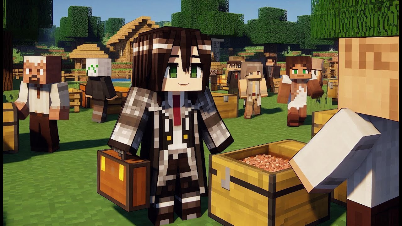 DÍA DE TRADEO INSANO | MINECRAFT HARDCORE 2025 #4 | SOFIA_VISSANI