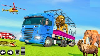 Zoo Animals Transport Truck Driving Simulator - Android Gameplay screenshot 5