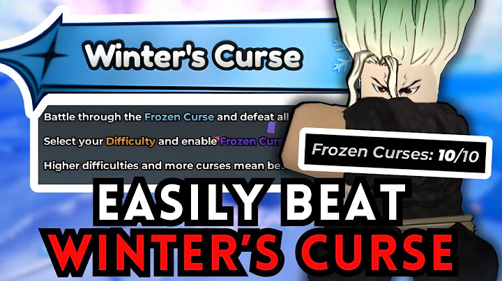 EASILY BEAT -  "WINTER'S CURSE" With 10 CURSES!! ❄️ | Anime Last Stand