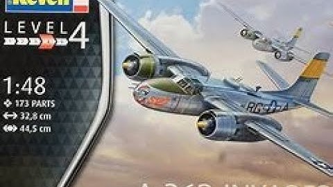 Revell 1/48 Douglas Invader A26B..Plastic Kit Build & Review.