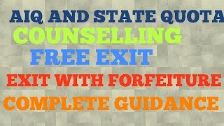 Neet counselling full guide (AIQ and State Quota)